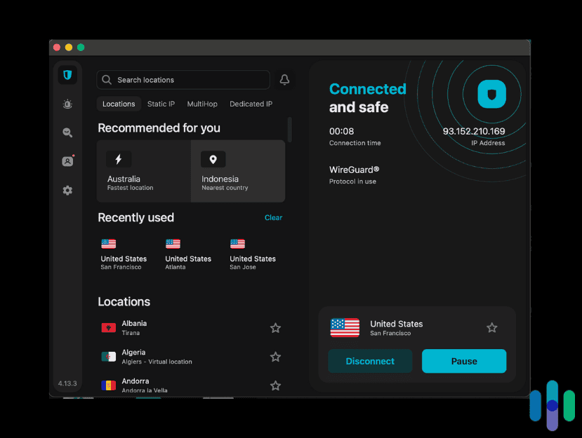 surfshark-main-screen