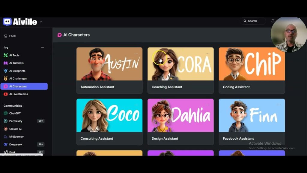 AIVILLE PRO AI CHARACTERS